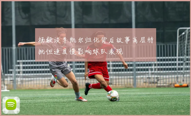 杨毅谈李凯尔归化背后故事高层特批但速度慢影响球队表现